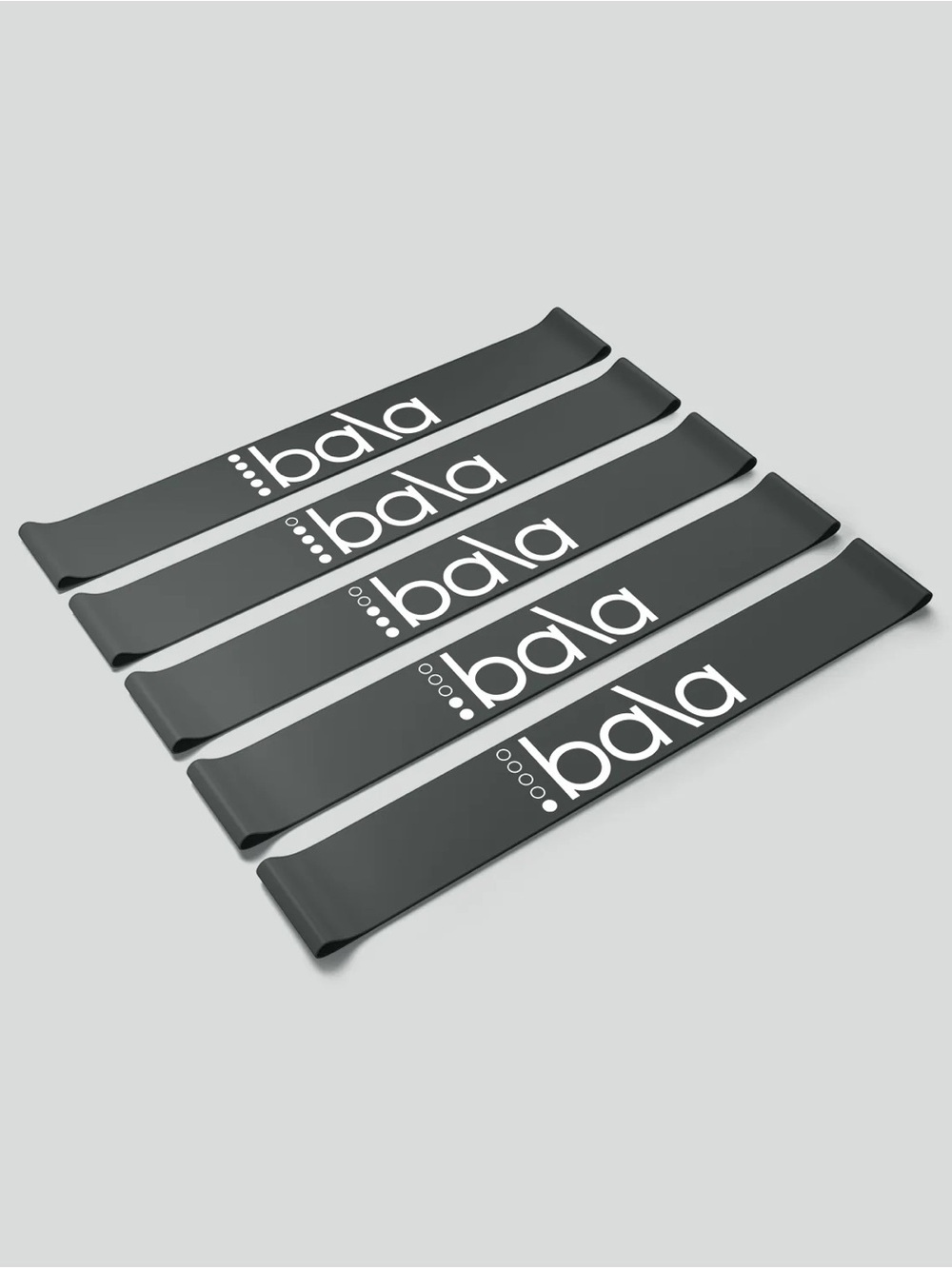 🆕 | Bala Booty Bands in Charcoal - Set of 5
